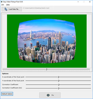 Easy Video Fisheye Fixer screenshot