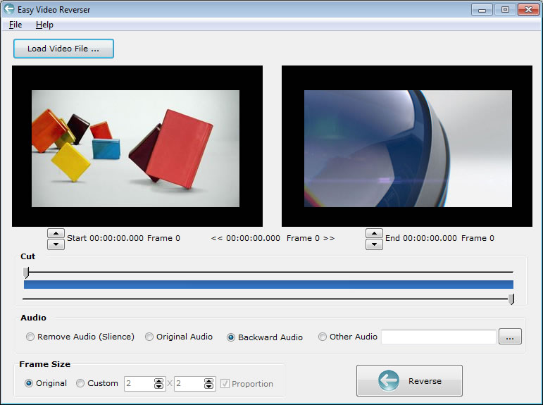 Easy Video Reverser 3.9.5 screenshot