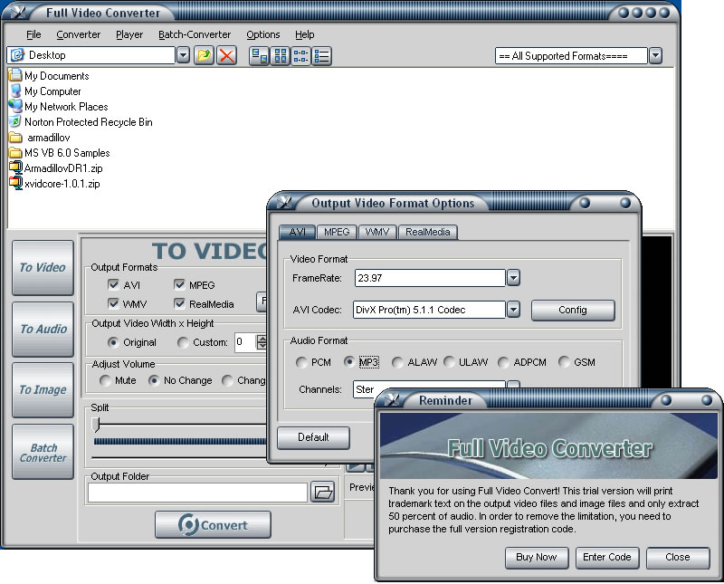 Screenshot of Full Video Converter
